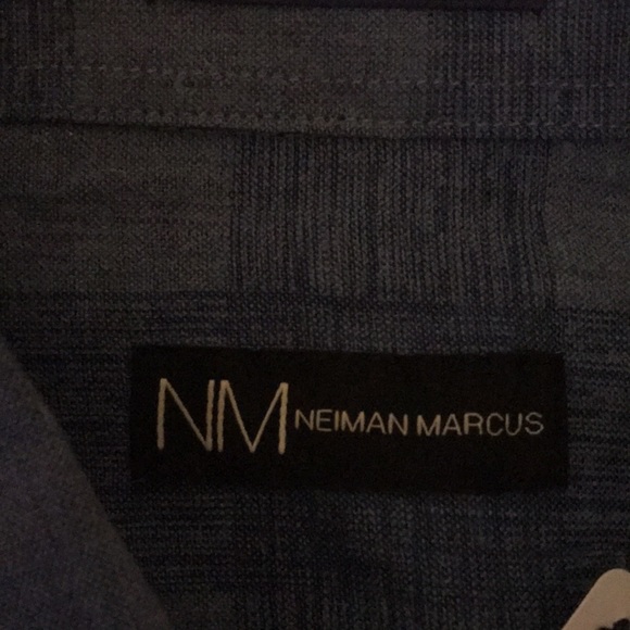 Neiman Marcus Short Sleeve Casual Shirt NEW XL - Picture 6 of 9